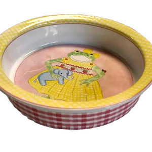 Kelly B. Rightsell Designs Girl Frog Child's Ceramic Bowl or Craft Tool Supply